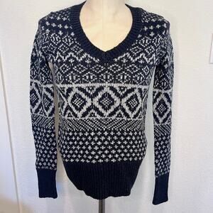 Abercombie Fitch Vintage y2k bella swan twilight V neck knit sweater womens XS